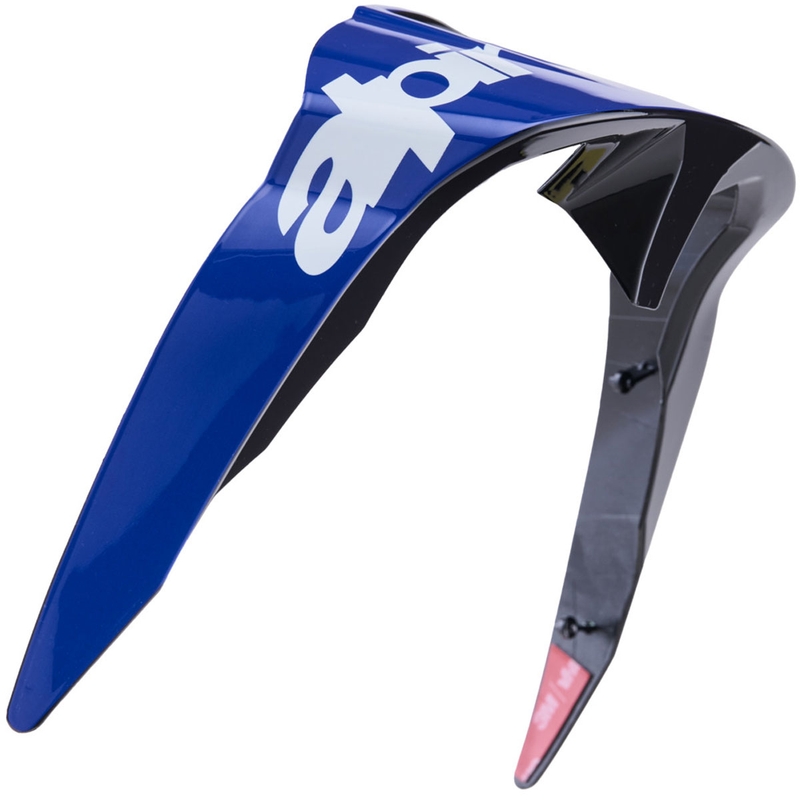 Aerodynamický spojler pre motocyklové prilby Alpinestars Supertech R10 Arius štandardný profil modro-bielo-čierny