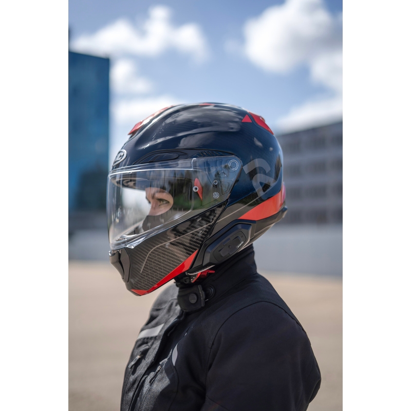 Interkom na motorku Cardo HJC Packtalk čierny