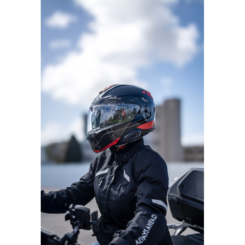 Interkom na motorku Cardo HJC Packtalk čierny