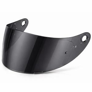 Plexi pre helmy na motorku Cassida Orbit s prípravou pre Pinlock tmavo dymové