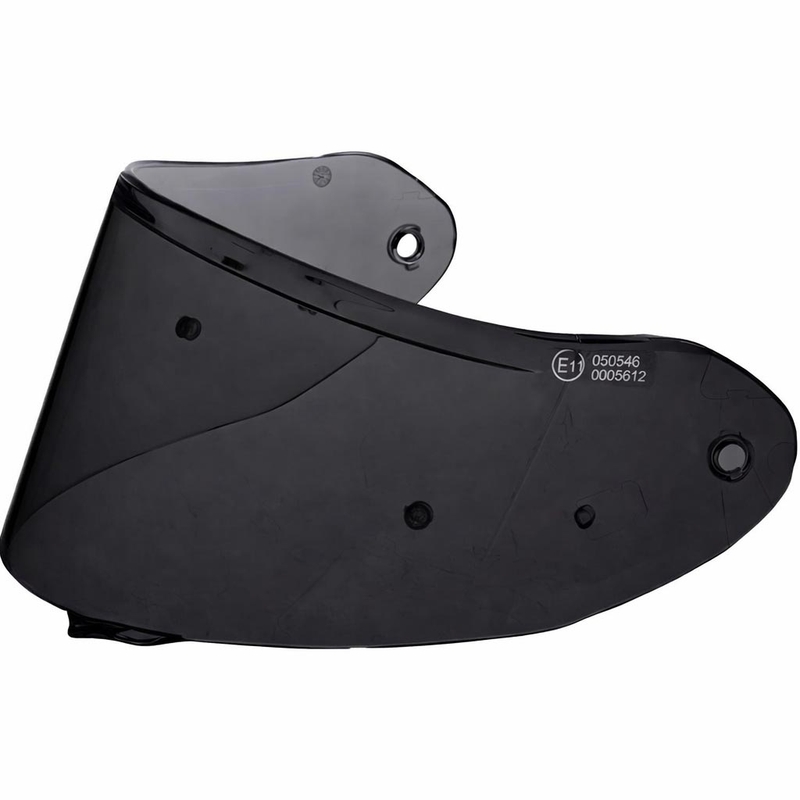 Plexi pre helmy na motorku ZED F19 tmavo dymové