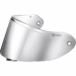 Plexi pre helmy na motorku ZED XD1 s prípravou pre fóliu FogCity zrkadlové strieborné