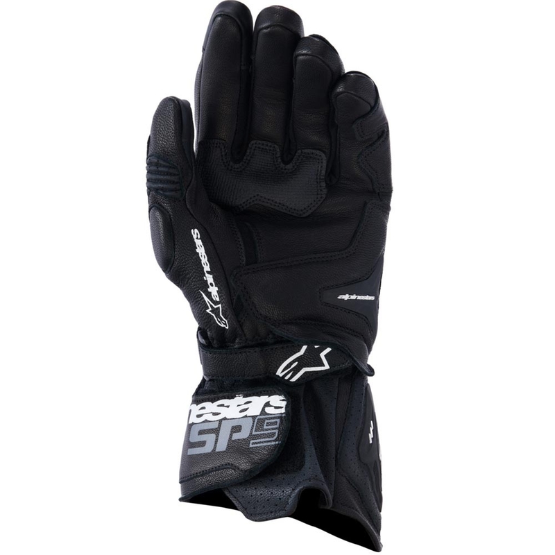 Rukavice na motorku Alpinestars SP-9 čierno-biele