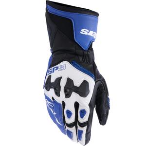 Rukavice na motorku Alpinestars SP-9 modro-bielo-čierna