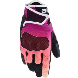 Dámske rukavice na motorku Alpinestars Stella Mogress Airflow gradient-čierne