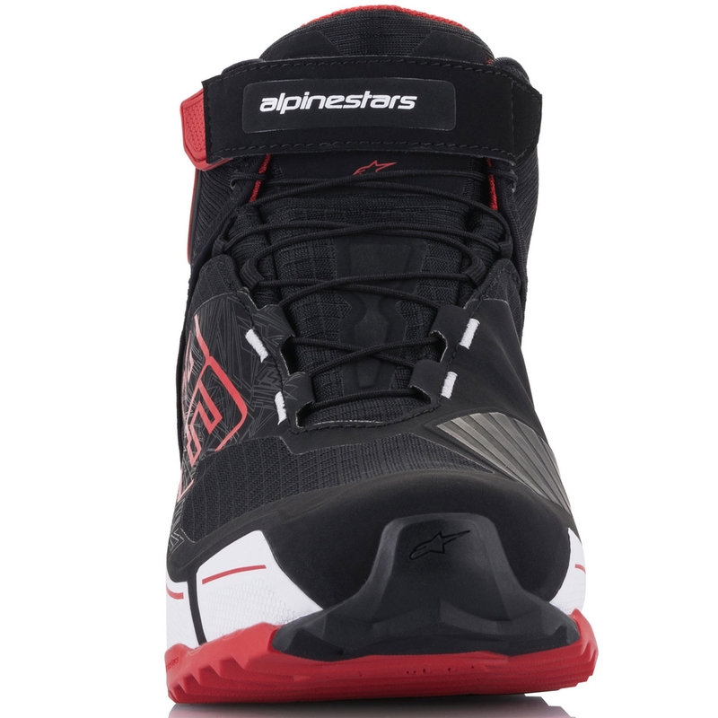Topánky na motorku Alpinestars CR-X Drystar MM93 kolekcia čierno-červeno-biele