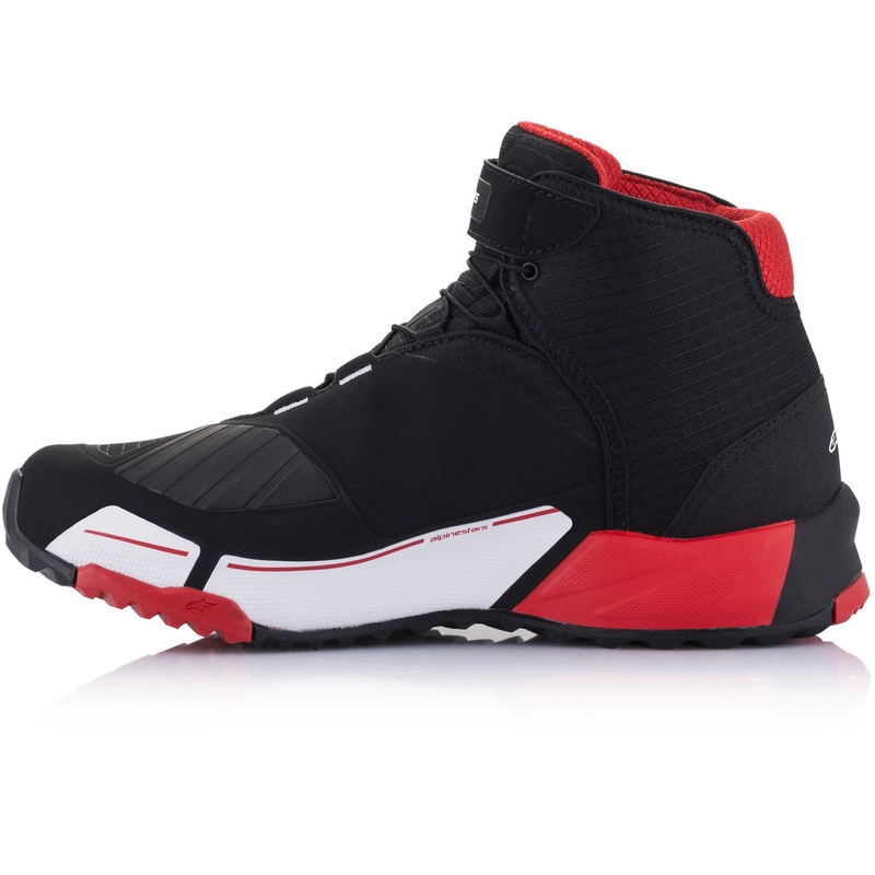 Topánky na motorku Alpinestars CR-X Drystar MM93 kolekcia čierno-červeno-biele