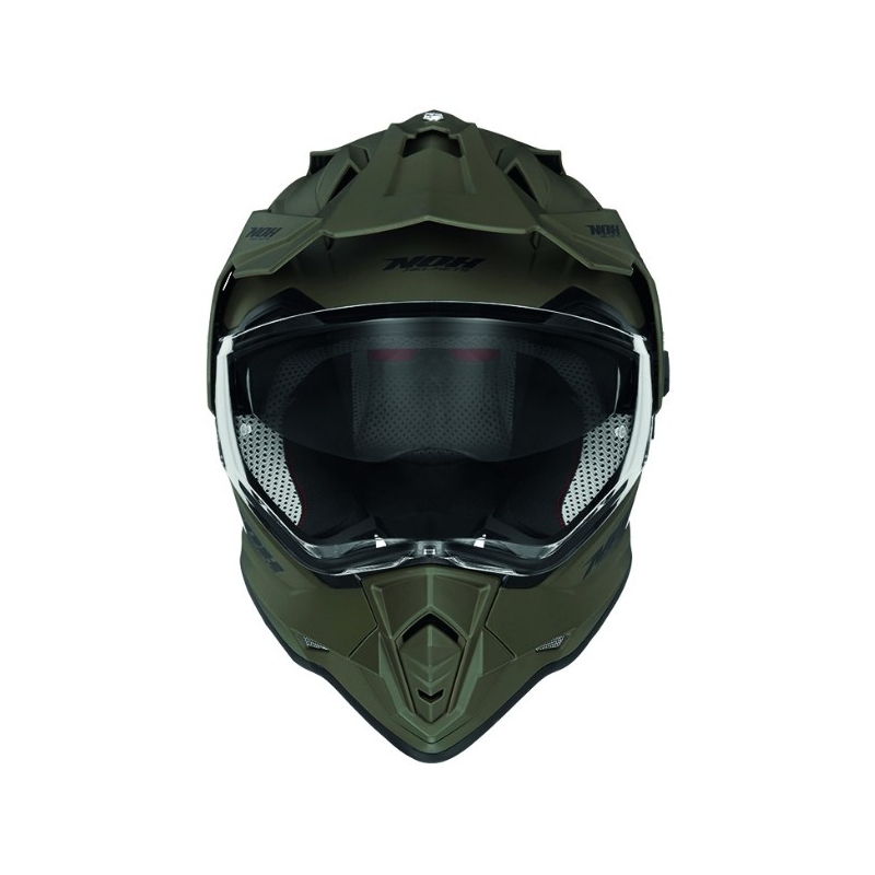 Enduro prilba NOX N312 zelená matná 2 - II. akosť