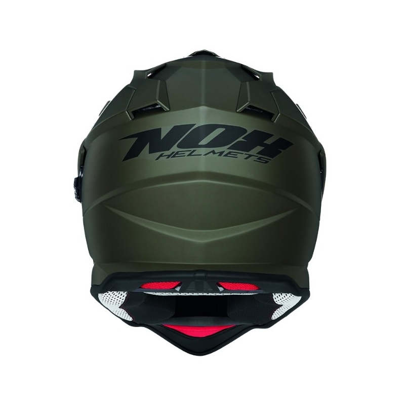 Enduro prilba NOX N312 zelená matná 2 - II. akosť