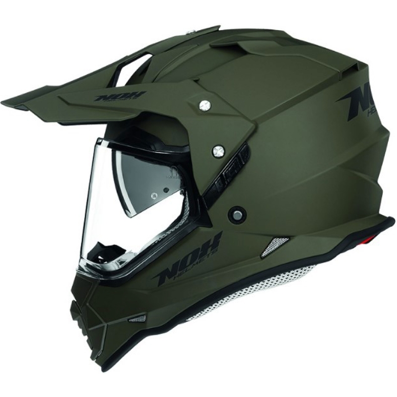 Enduro prilba NOX N312 zelená matná 2 - II. akosť