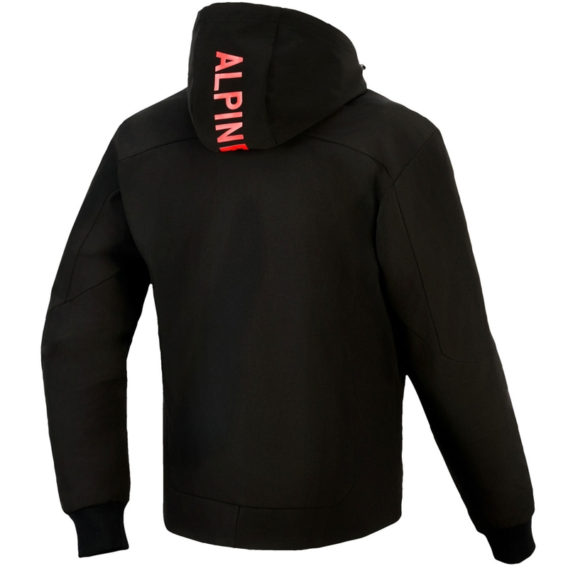 Mikina na motorku Alpinestars RADIUM TECH HOODIE čierno-červená