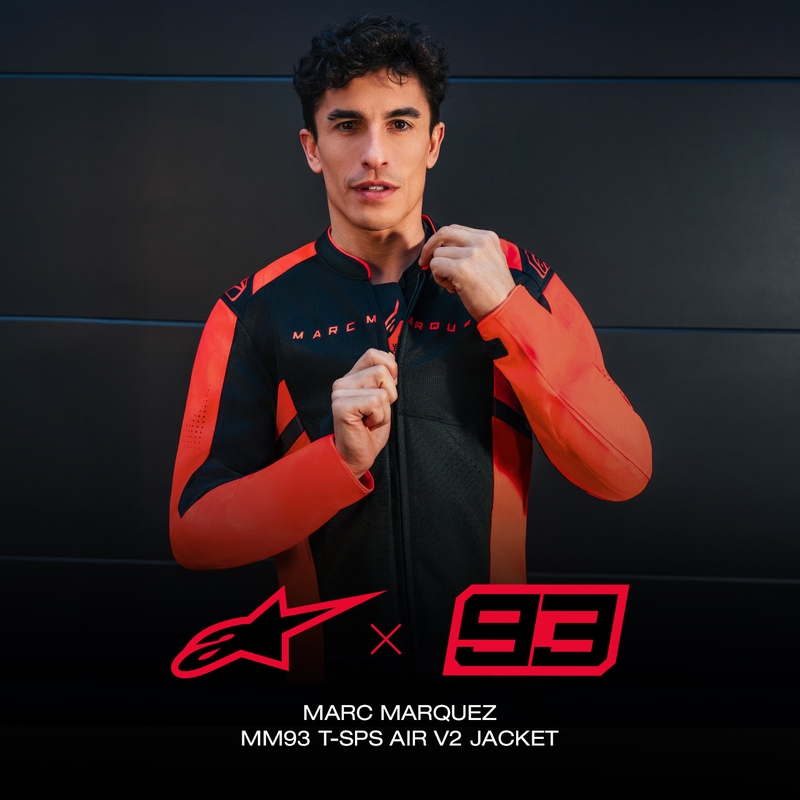 Bunda na motorku Alpinestars T-SPS Air V2 MM93 kolekcia fluo červeno-čierna