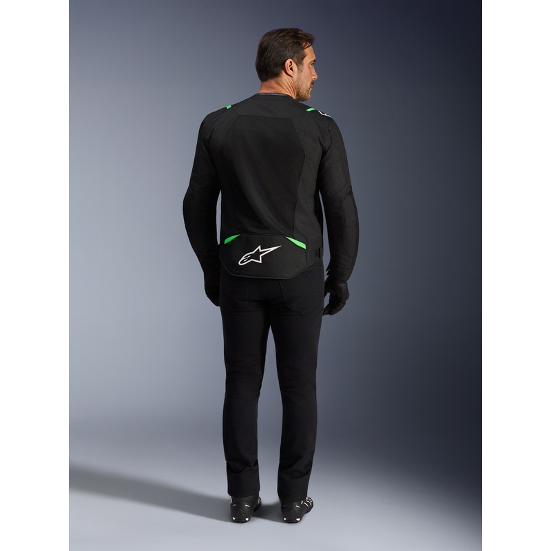 Bunda na motorku Alpinestars T-SPS Air V2 čierno-fluo zelená