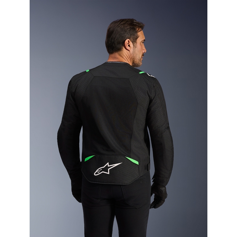 Bunda na motorku Alpinestars T-SPS Air V2 čierno-fluo zelená