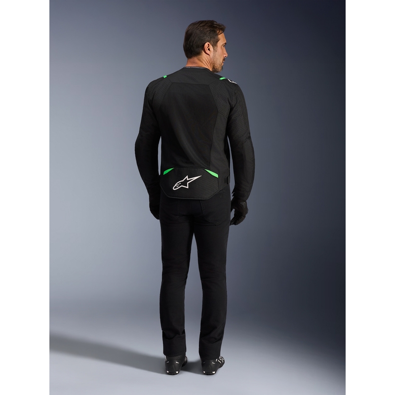 Bunda na motorku Alpinestars T-SPS Air V2 čierno-fluo zelená