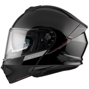 Odklápacia prilba na motocykel MT Genesis SV Solid A1 čierna lesklá - II. akosť