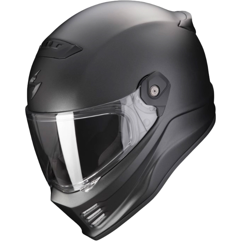 Integrálna helma na motorku SCORPION COVERT FX perleťová čierna matná - II. akosť