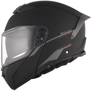 Vyklápacia helma na motorku MT ATOM 2 SV SOLID A1 čierna matná - II. akosť