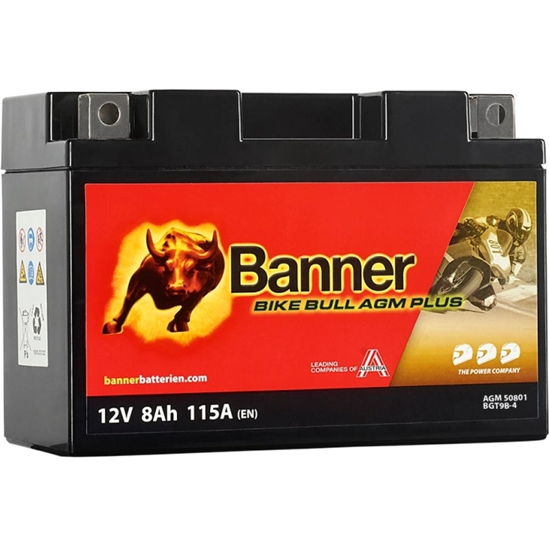 AGM batéria Banner Bike Bull AGM PLUS AGM PLUS 508 01 / BGT9B-4 - GT9B-4