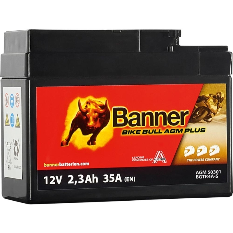 AGM batéria Banner Bike Bull AGM PLUS AGM PLUS 503 01 / BGTR4A-S - GTR4A-S