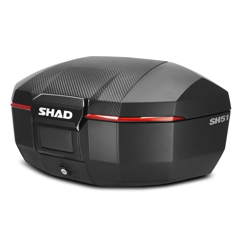 Vrchný kufor na motorku SHAD SH51 Karbón