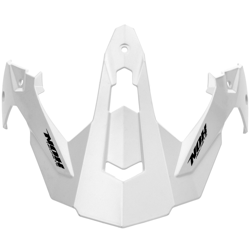 Šilt pre helmy na motorku NOX N312 biely