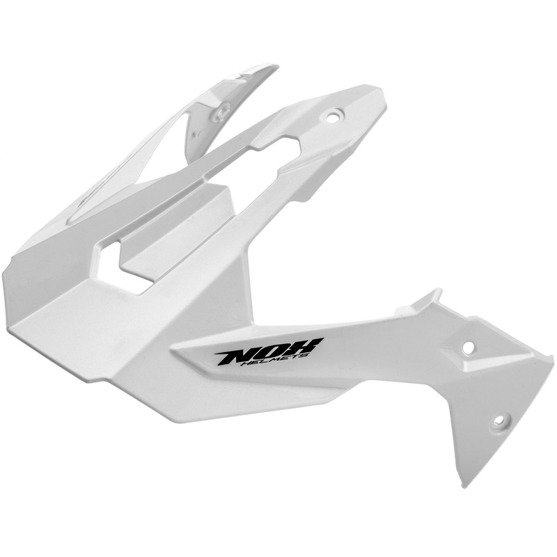 Šilt pre helmy na motorku NOX N312 biely