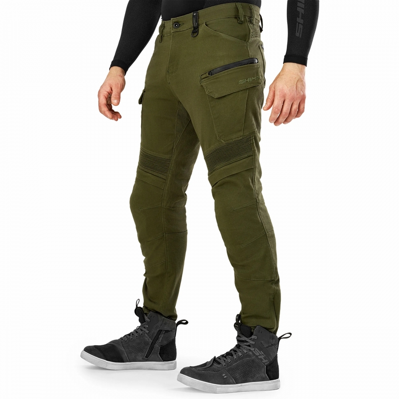 Predĺžené nohavice na motorku Shima Giro 3.0 khaki