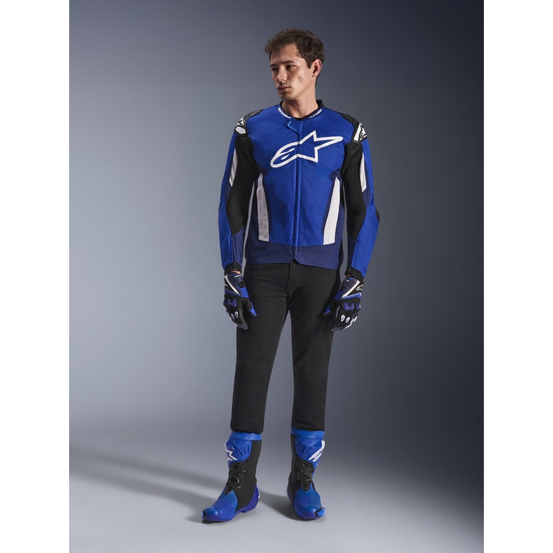 Bunda na motorku Alpinestars T-GP Air modro-bielo-čierna