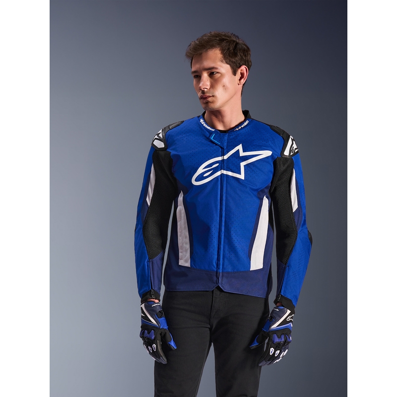 Bunda na motorku Alpinestars T-GP Air modro-bielo-čierna