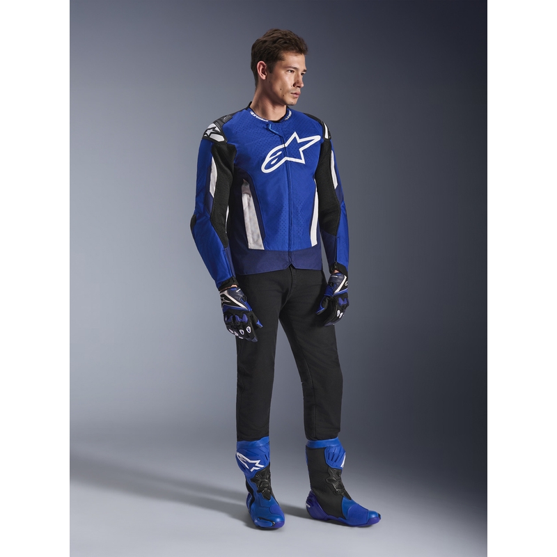 Bunda na motorku Alpinestars T-GP Air modro-bielo-čierna