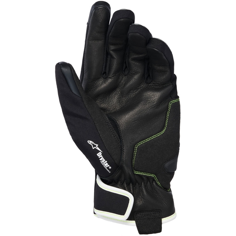 Rukavice na motorku Alpinestars MOBLAST WATERPROOF šedo-čierno-fluo žlto-biele
