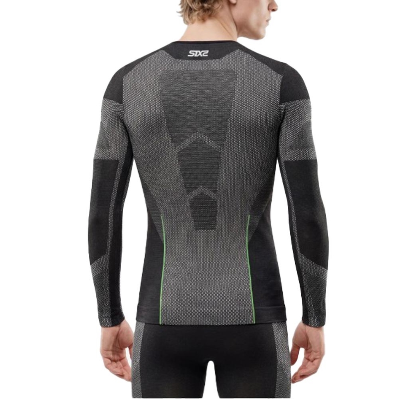 Funkčné tričko s dlhým rukávom SIXS BT TS2L V2 čierny carbon