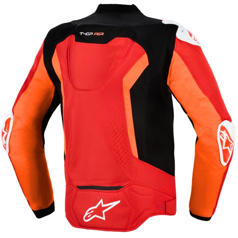 Bunda na motorku Alpinestars T-GP Air červeno-fluo červeno-bielo-čierna