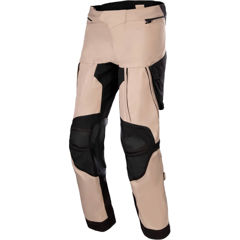 Nohavice na motorku Alpinestars Halo Drystar khaki-čierna