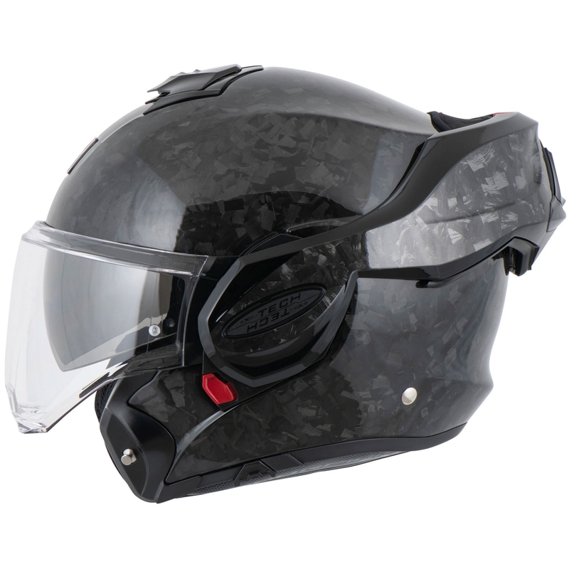 Preklápacia helma na motorku Scorpion EXO-TECH EVO ONYX CARBON Solid čierna