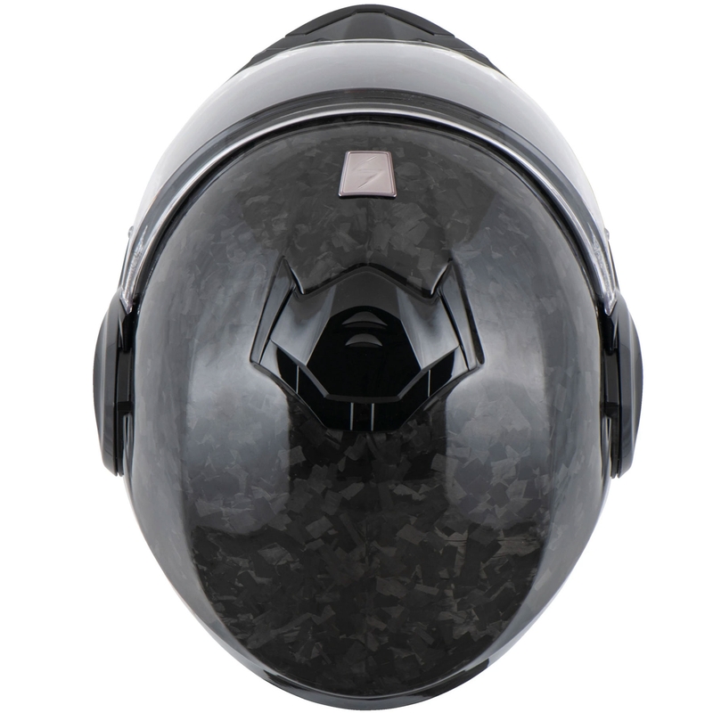 Preklápacia helma na motorku Scorpion EXO-TECH EVO ONYX CARBON Solid čierna