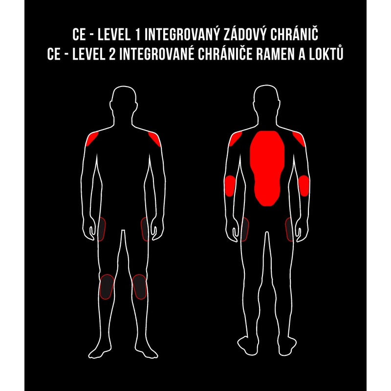Bunda na motocykel RSA Tiger čierna