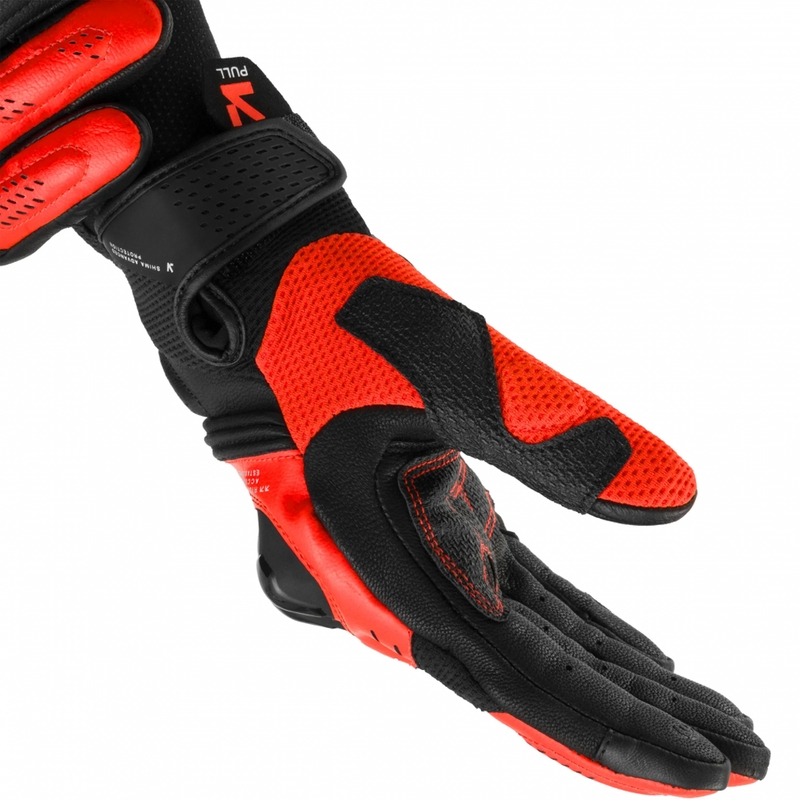 Rukavice na motorku Shima Spark 3.0 fluo červené