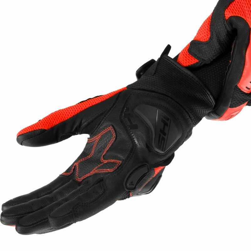 Rukavice na motorku Shima Spark 3.0 fluo červené