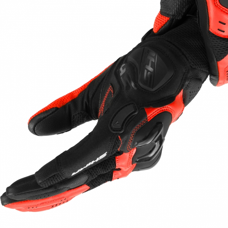 Rukavice na motorku Shima Spark 3.0 fluo červené