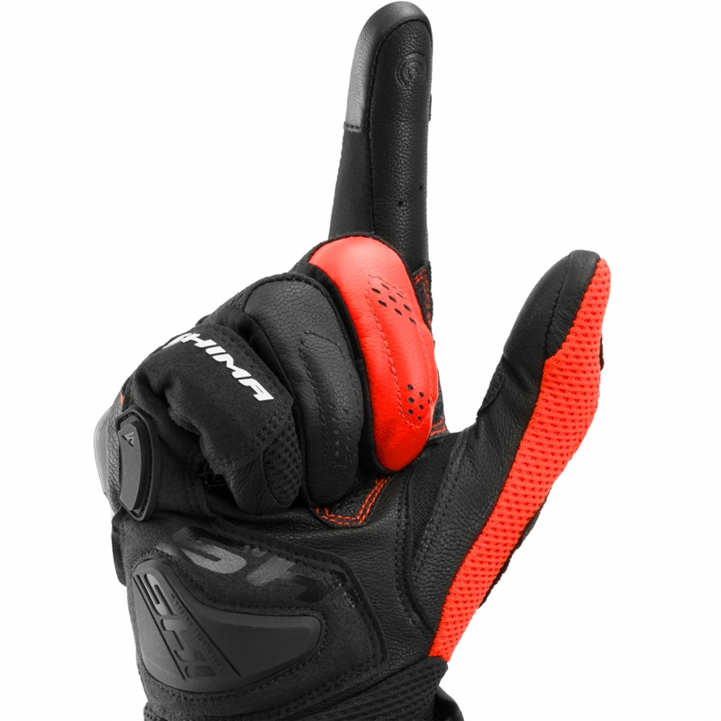 Rukavice na motorku Shima Spark 3.0 fluo červené