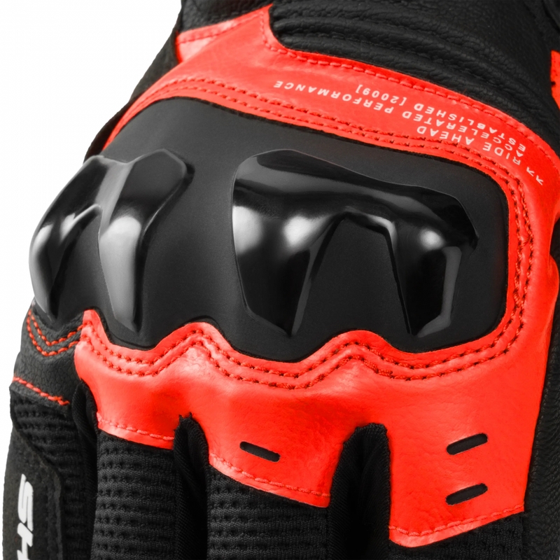 Rukavice na motorku Shima Spark 3.0 fluo červené