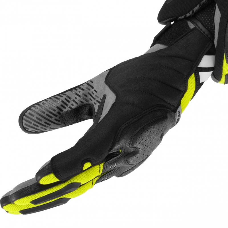 Rukavice na motorku Shima Blaze 3.0 fluo žlté