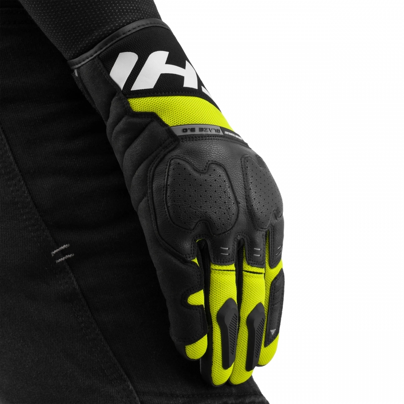 Rukavice na motorku Shima Blaze 3.0 fluo žlté