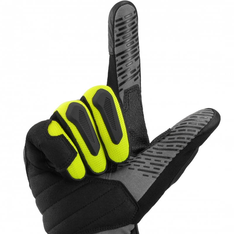 Rukavice na motorku Shima Blaze 3.0 fluo žlté