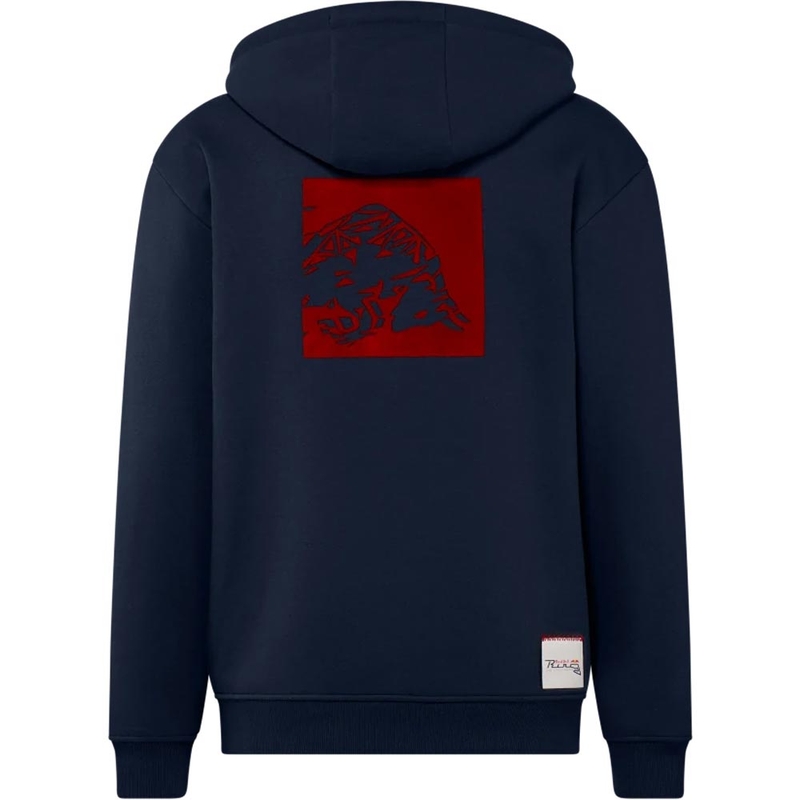 Mikina Red Bull Racing Core Zip Hoodie F805 modrá