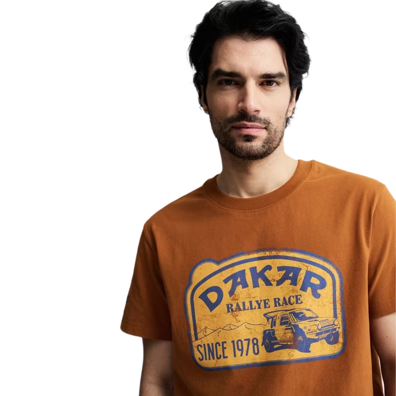 Tričko Dakar Truck hnedé