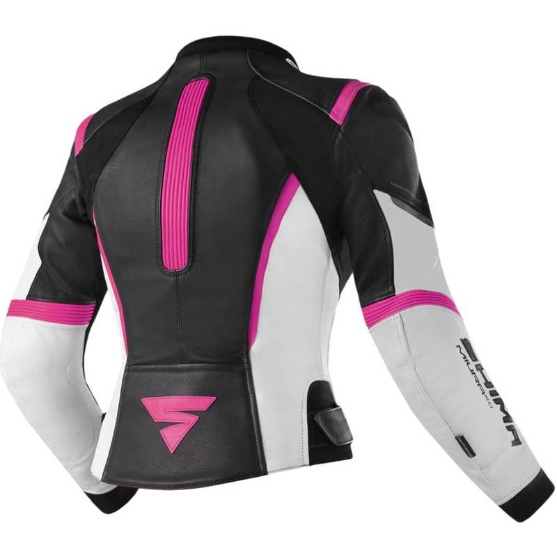 Dámska bunda na motorku Shima Miura 2.0 čierno-fluo ružová