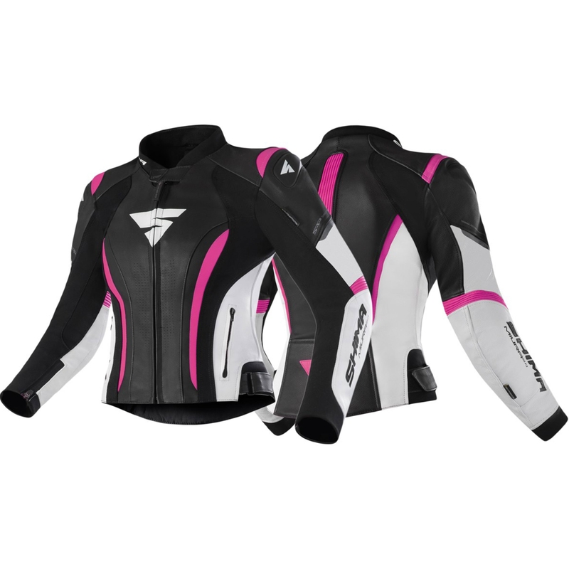 Dámska bunda na motorku Shima Miura 2.0 čierno-fluo ružová